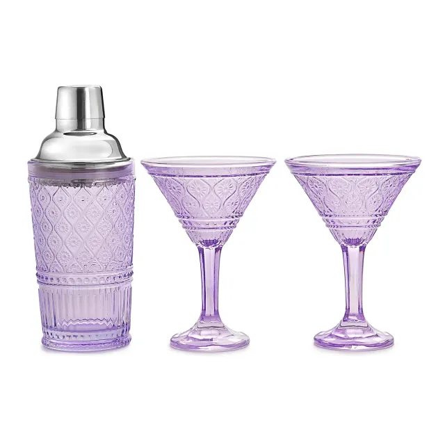 Godinger Claro Lavender cocktailsæt krystal lavendel