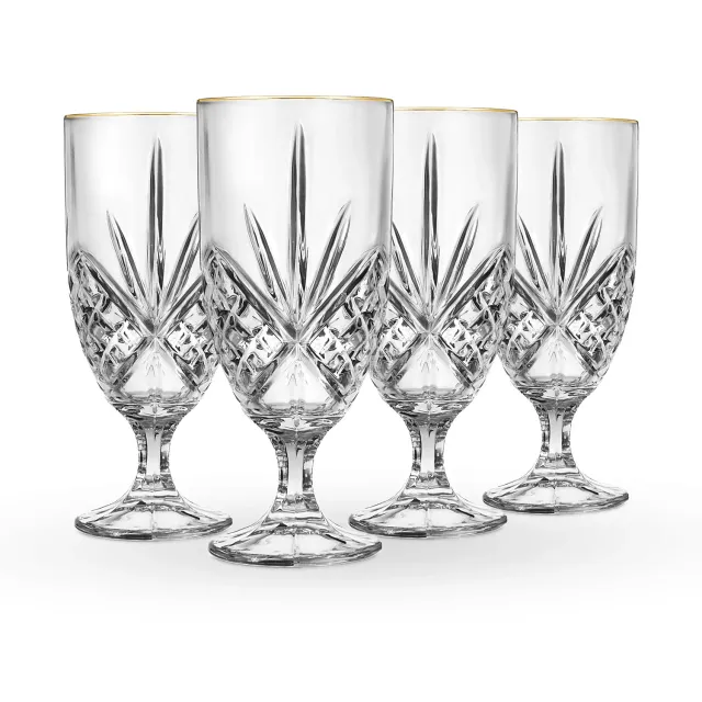 Godinger Dublin isteglas krystal guldkant 4 stk