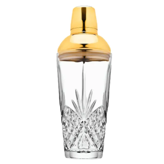 Godinger Dublin cocktailshaker guld krystal 500 ml