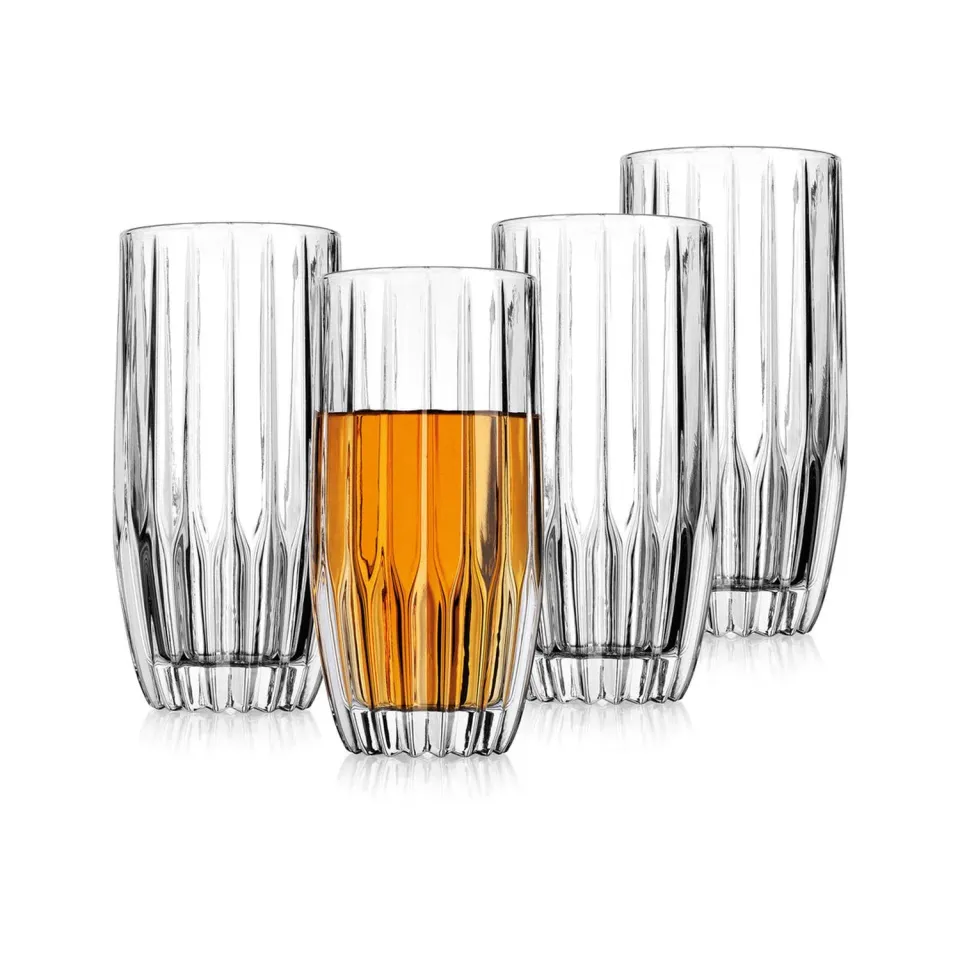 Godinger Pleat highball glas 4 stk slebet krystal