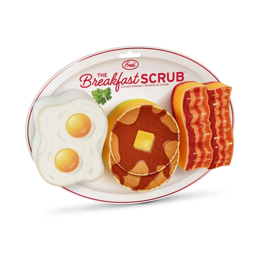 Fred Breakfast Scrub køkkensvamp 3-pak flerlags