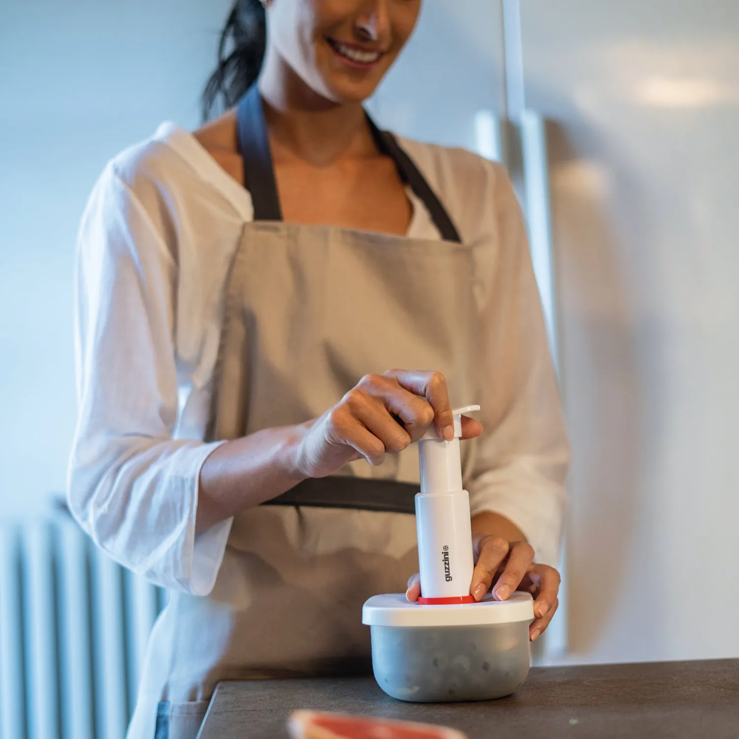 Guzzini Save-It vakuumpumpe manuel til opbevaring