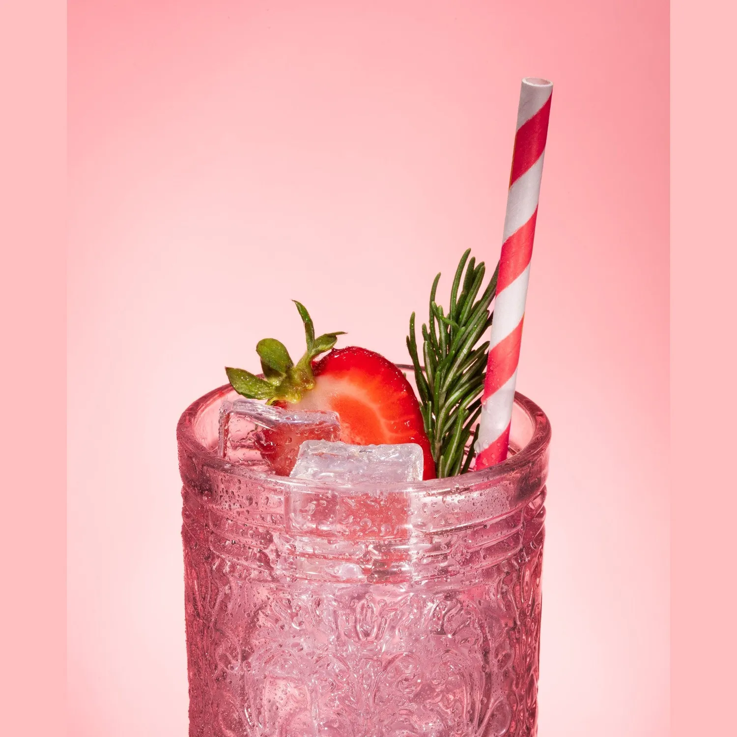Godinger Jax Pink highballglas 4 stk lyserød krystal
