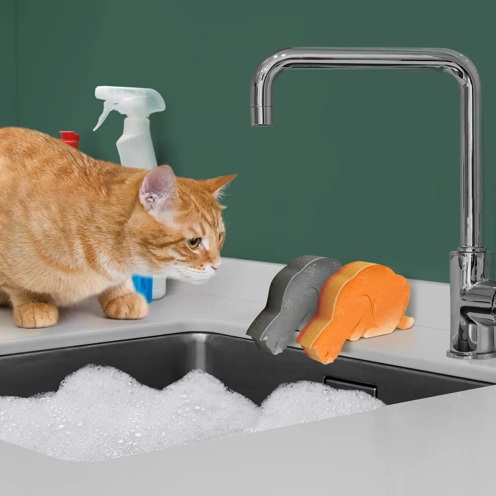 Fred Kitchen Kittens svampe 2-pak katte