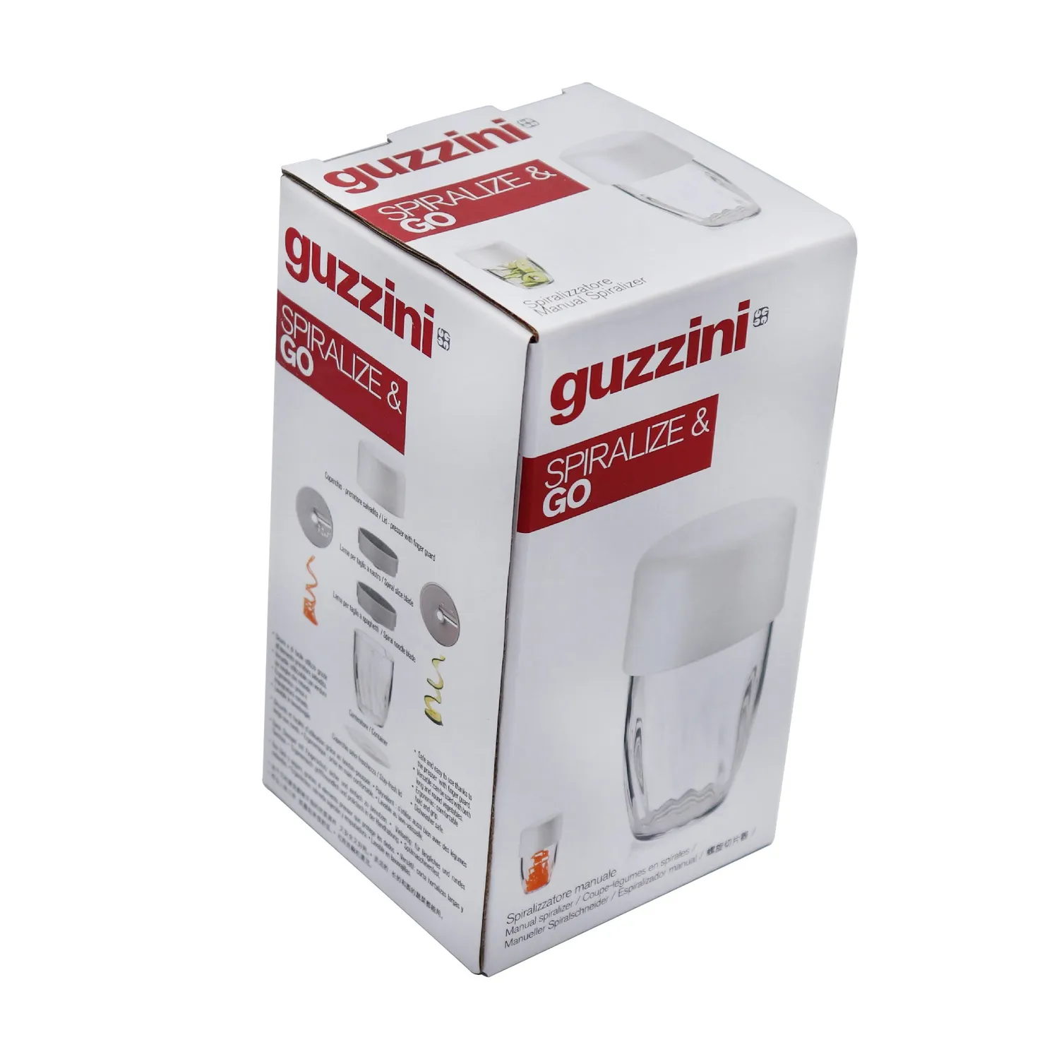 Guzzini Spiralize&Go manuel spiralskærer med beholder