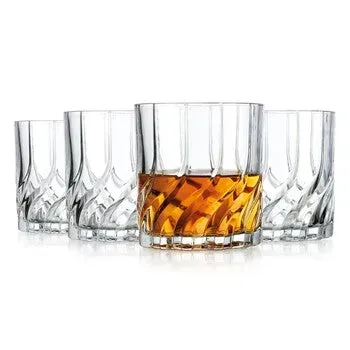Godinger Marra Double Old Fashion whiskyglas sæt med 4