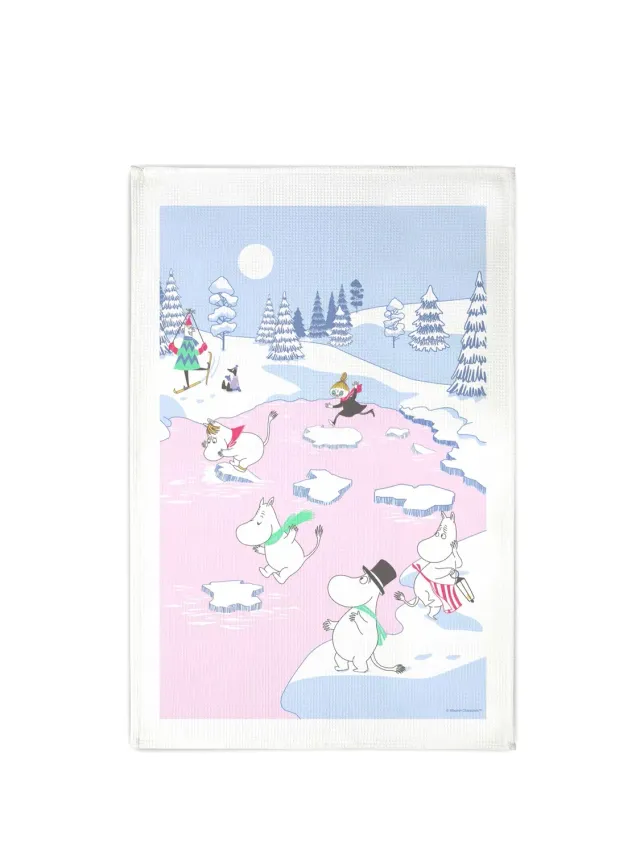 Opto Design Moomin Winter 2022 viskestykke 70x50 cm