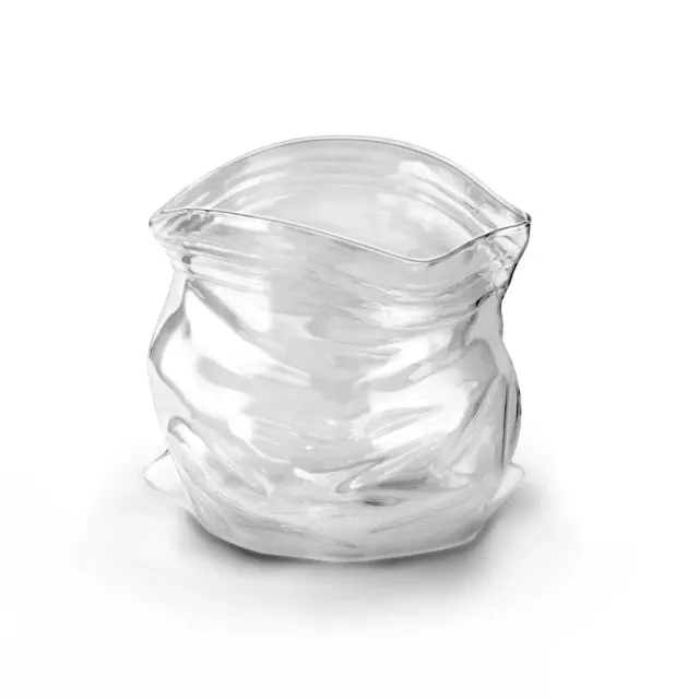 Fred Unzipped glasvase lynlåspose i glas
