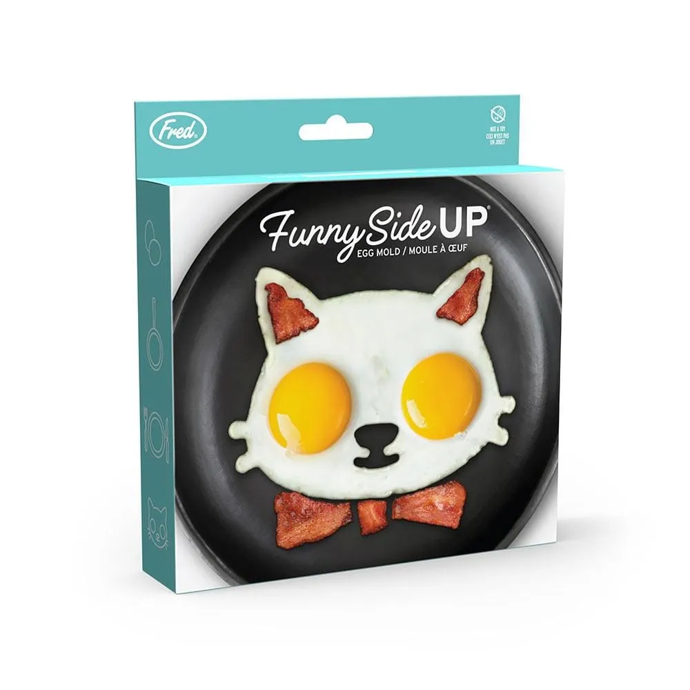 Fred Funnyside Up Cat æggeform i silikone til 2 æg