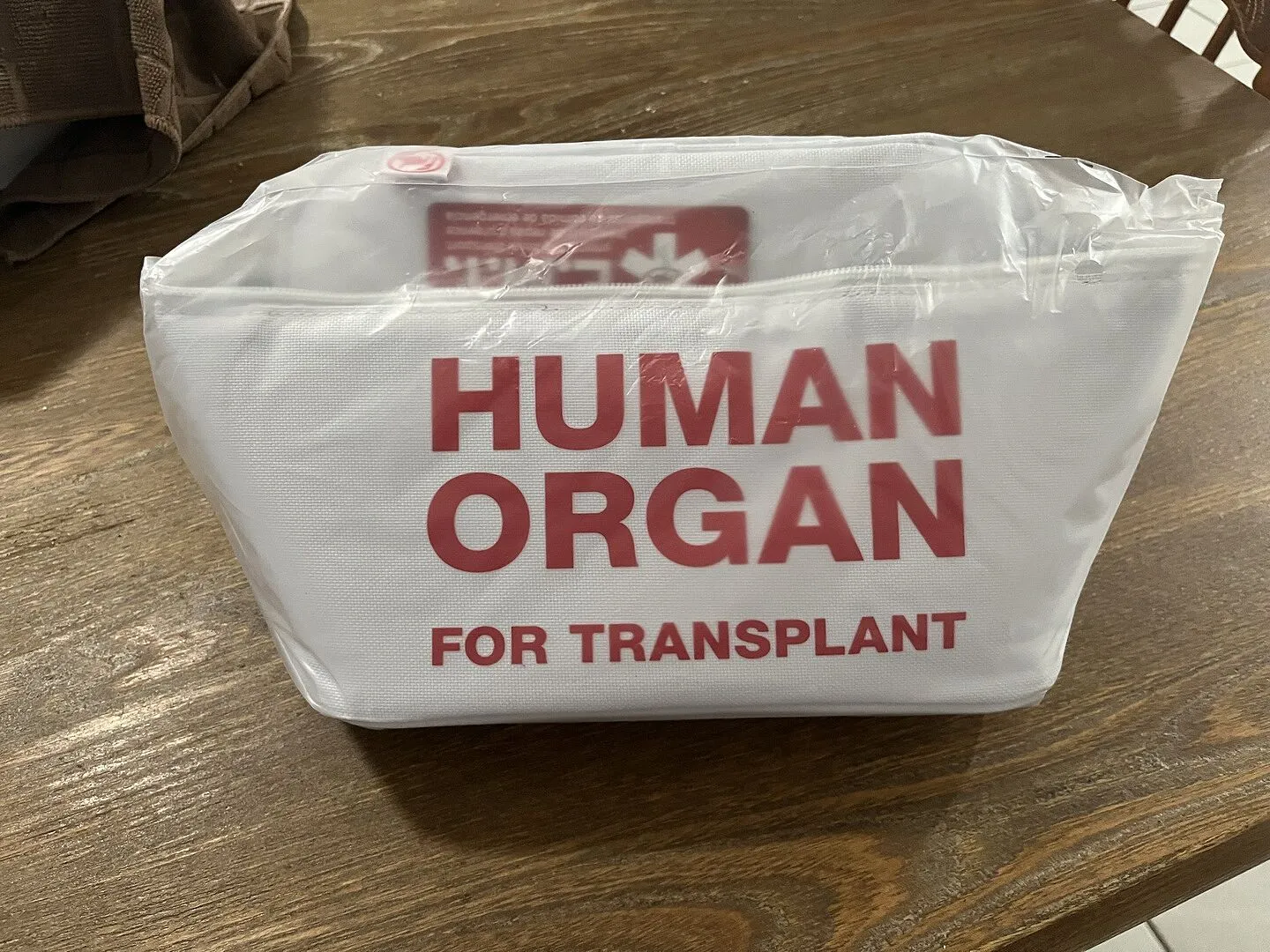 Fred E.M.T. køletaske isoleret madtaske organ donor