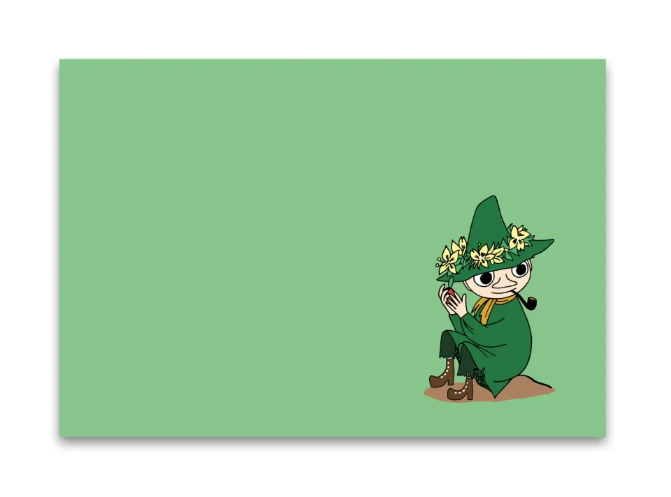 Opto Design Moomin Snufkin Green dækkeserviet 40x30 cm grøn