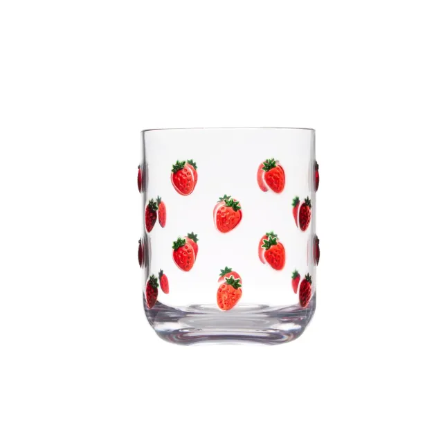 Godinger Strawberry Icon Double Old Fashion drikkeglas 15 oz akryl