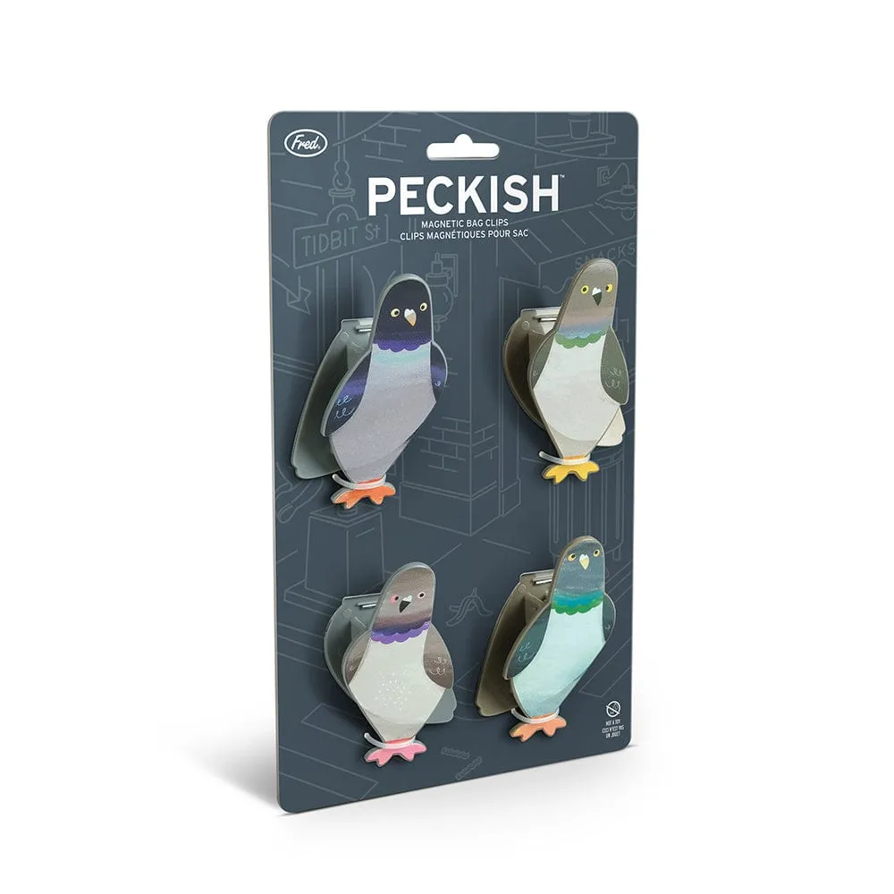 Fred Peckish poseklemmer duer 4 stk magnet