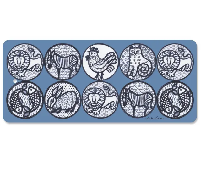 Opto Design Nina Blue skærebræt 40x17 cm blåt