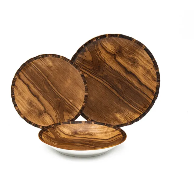 Godinger Foret stel porcelæn brun 12 dele