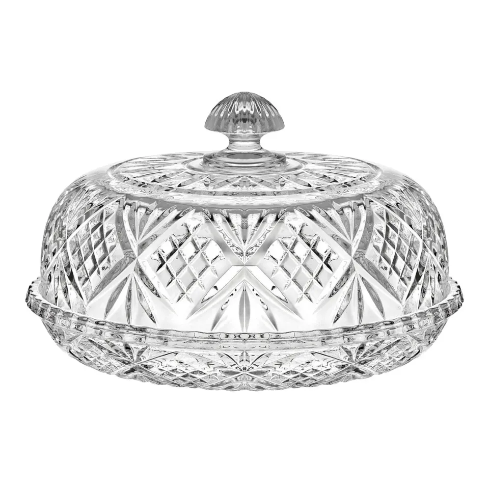 Godinger Dublin kagekuppel krystal klar 30 cm