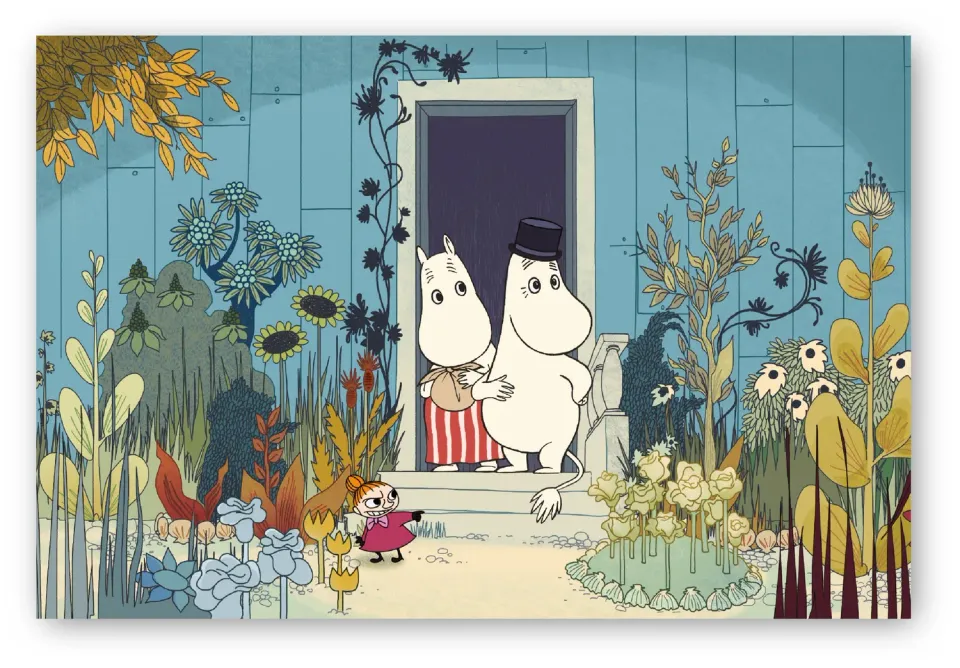 Opto Design Moomin Riviera Doorstep plakat 70x50 cm papir