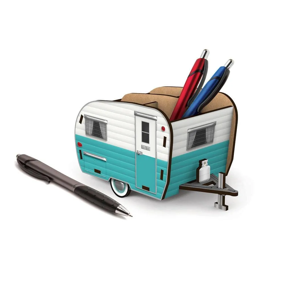 Fred Happy Camper penneholder MDF autocamper