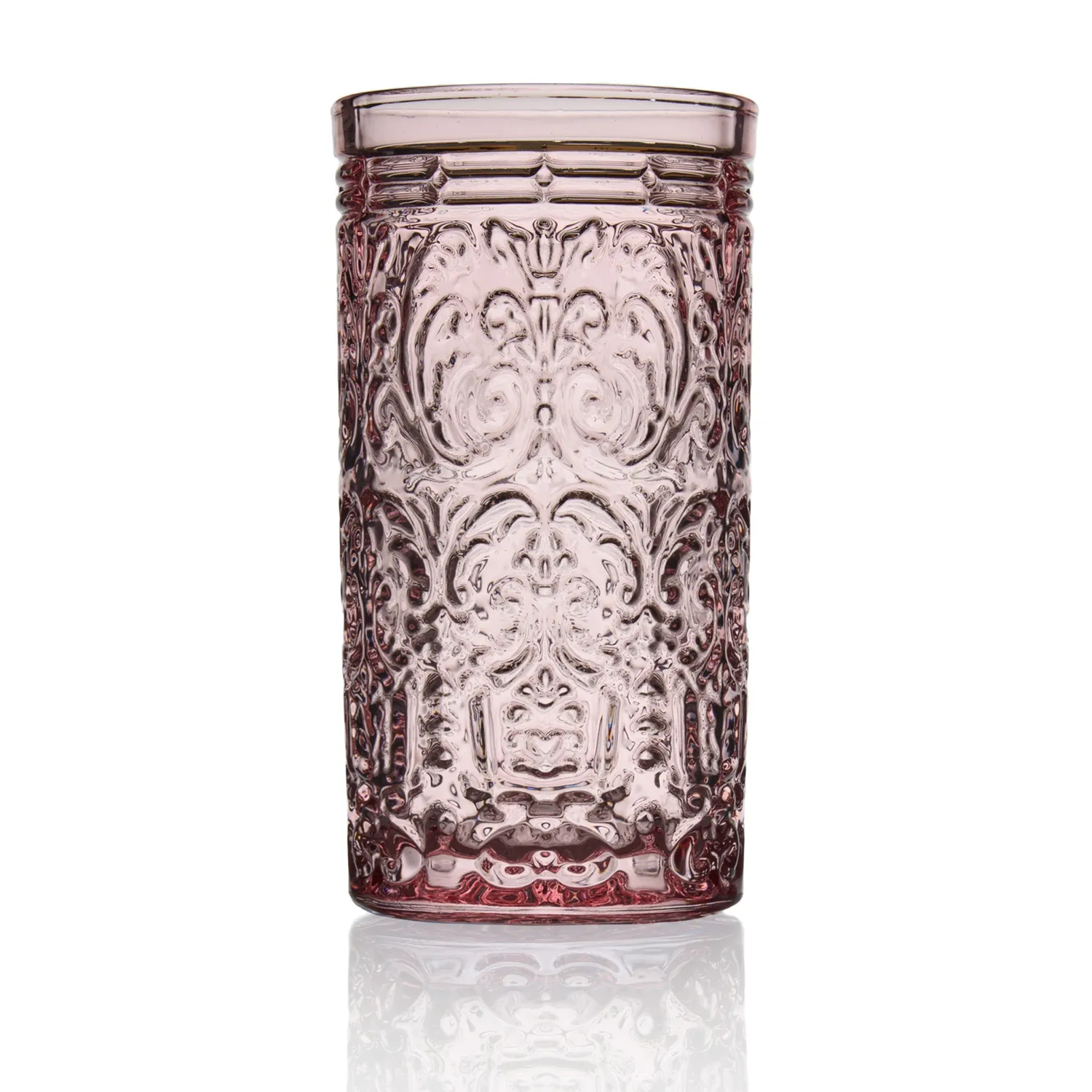 Godinger Jax Pink highballglas 4 stk lyserød krystal