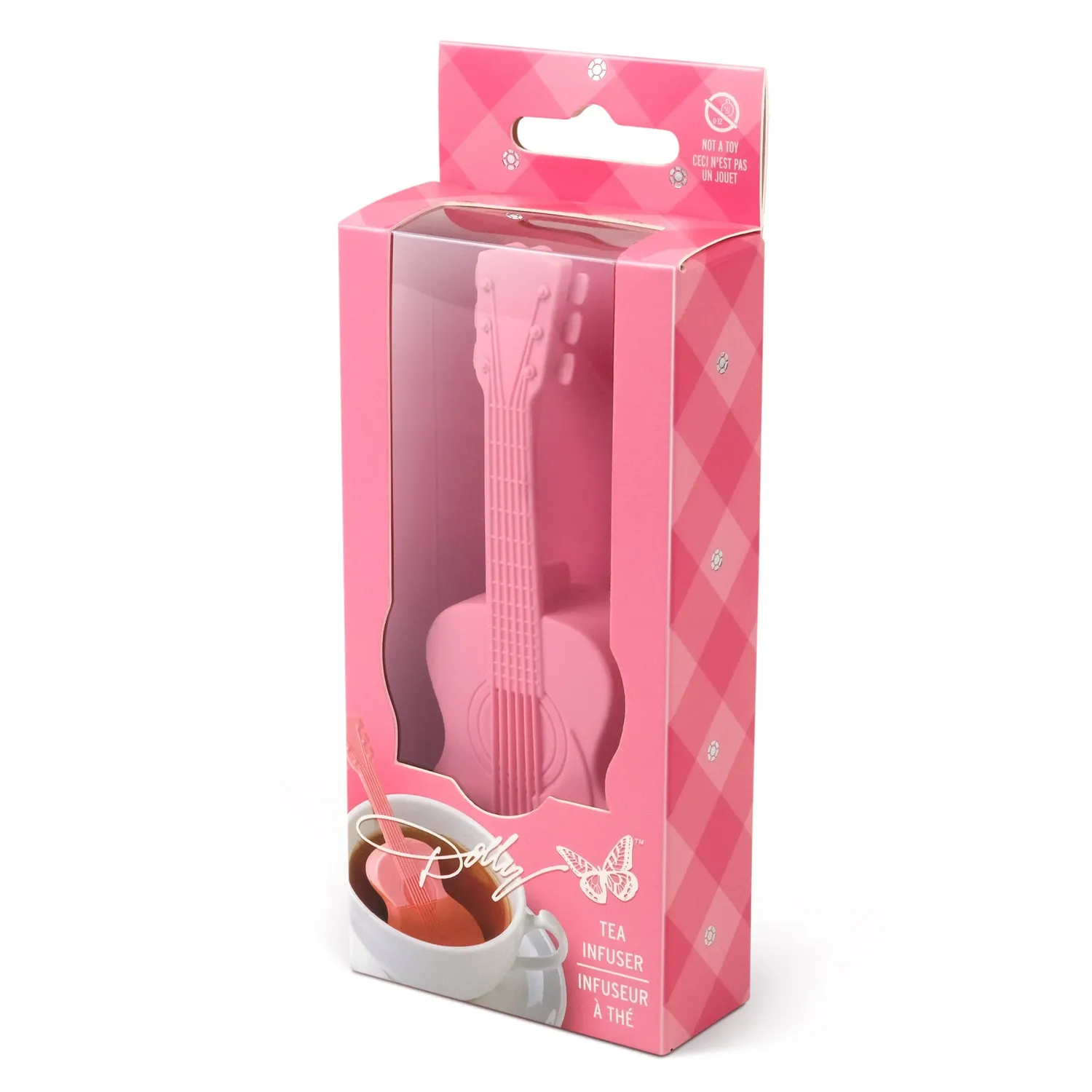 Fred Dolly Guitar te-si lyserød guitar silikone