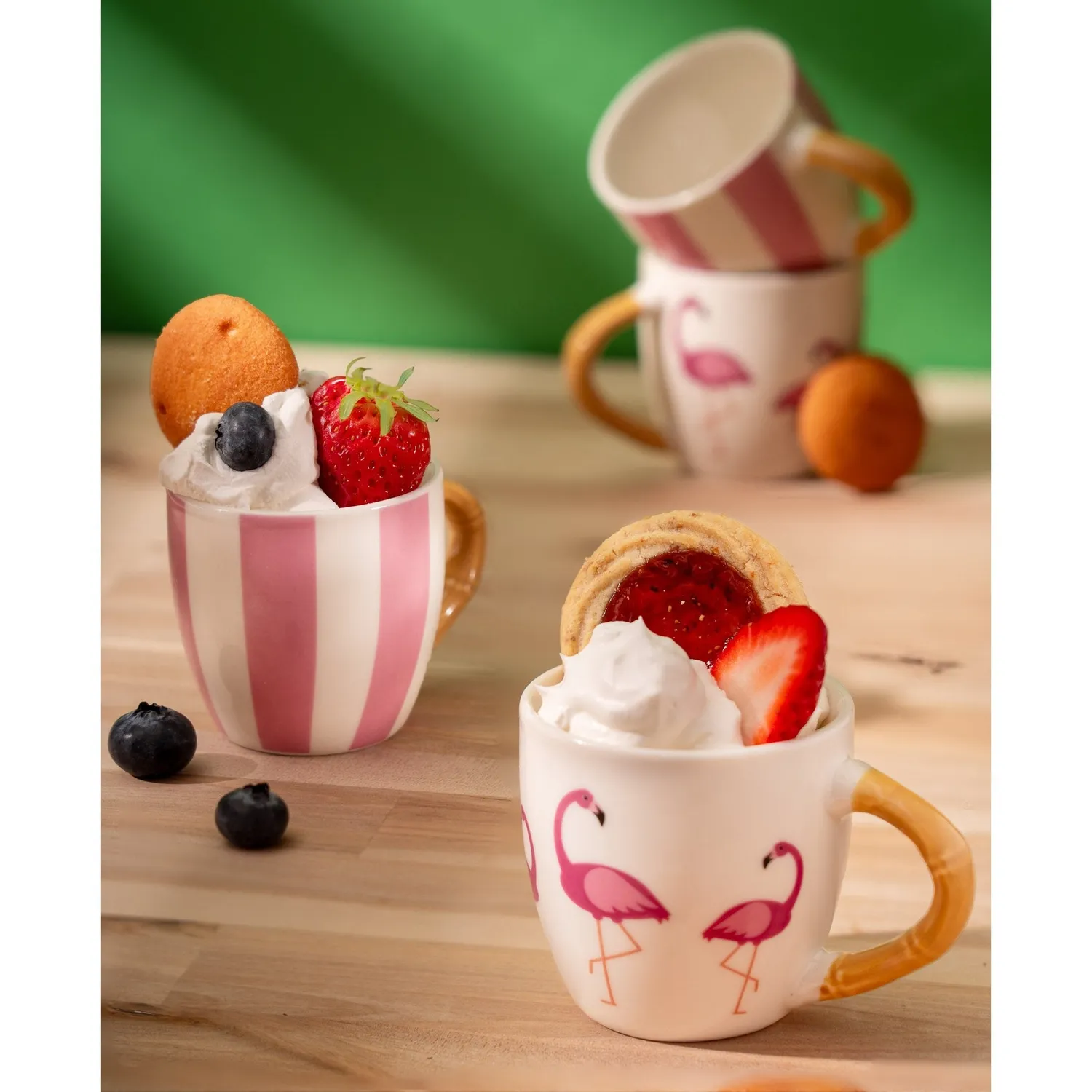 Godinger Jill Zarin Flamingo espressokop 4 stk 1,2 dl