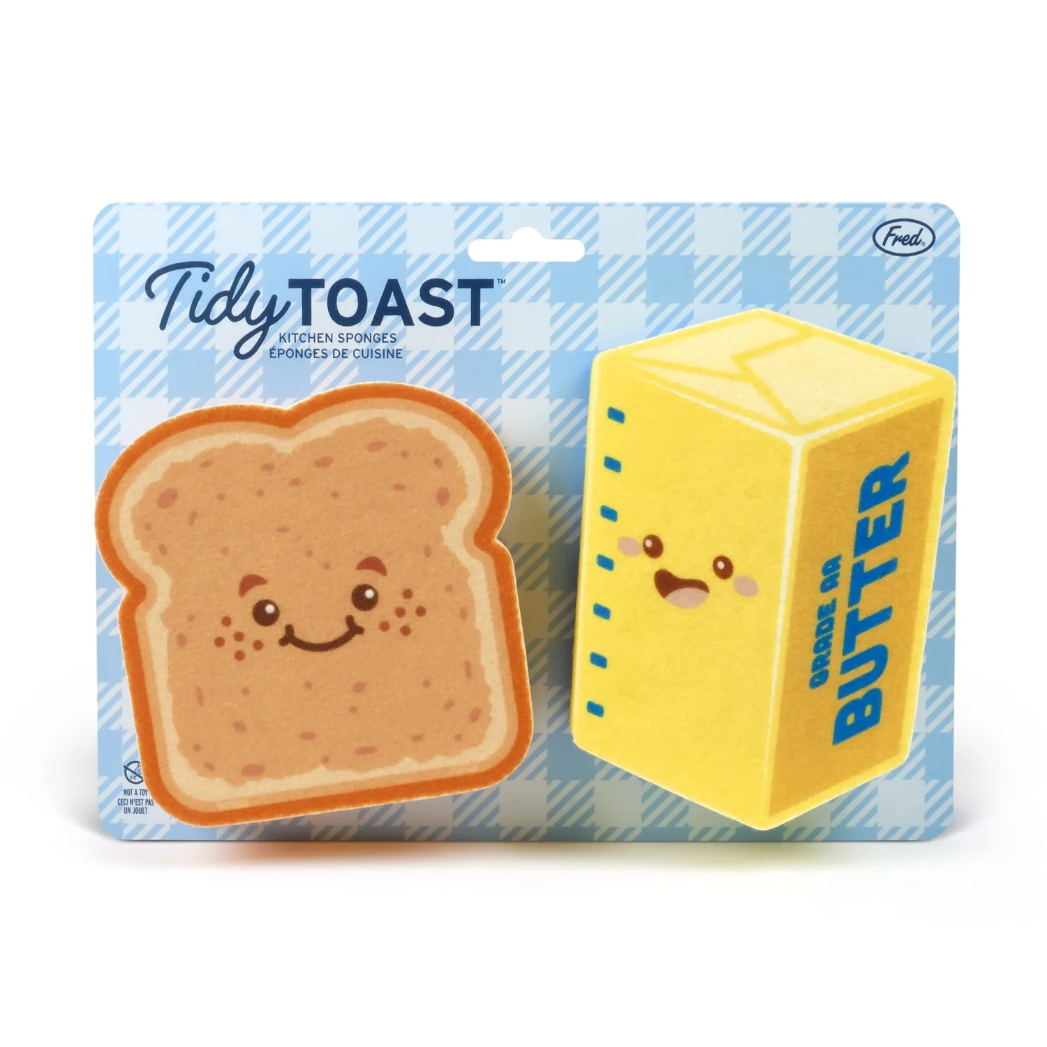 Fred Tidy Toast køkkensvamp toast 2-pak
