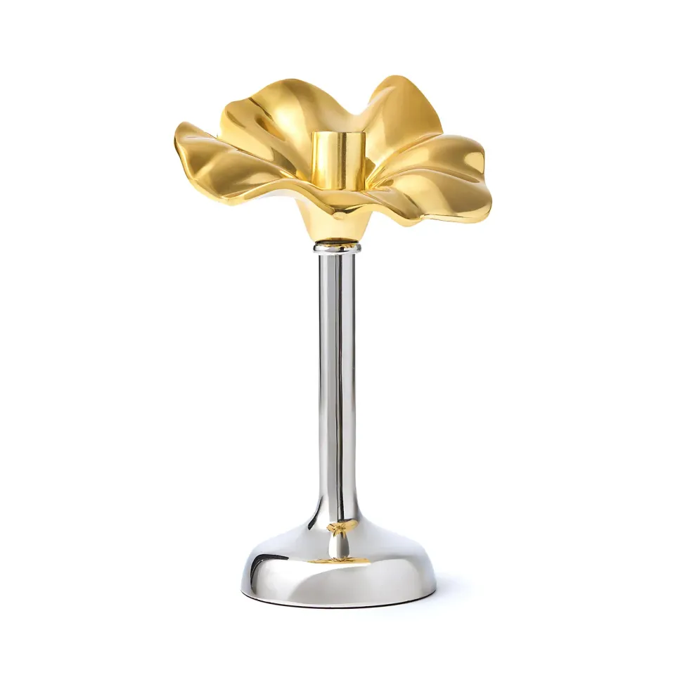 Godinger Blossom lysestage guld 26 cm til kronelys