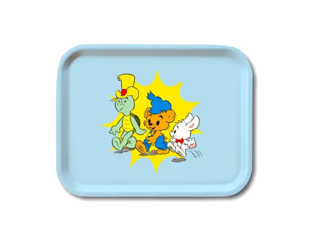 Opto Design Bamse Yellow Splash bakke 27x20 cm birk