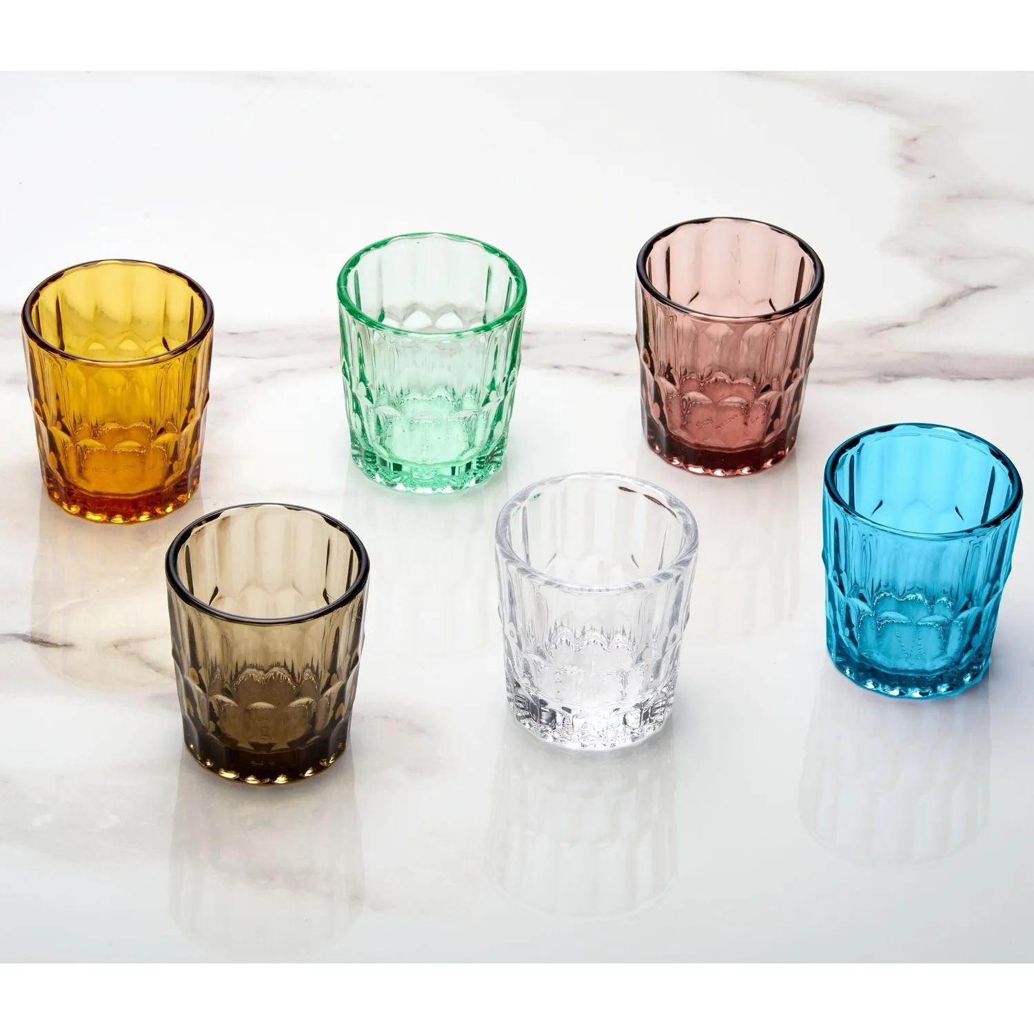 Guzzini Vanity shotglas glas 6 stk flerfarvet