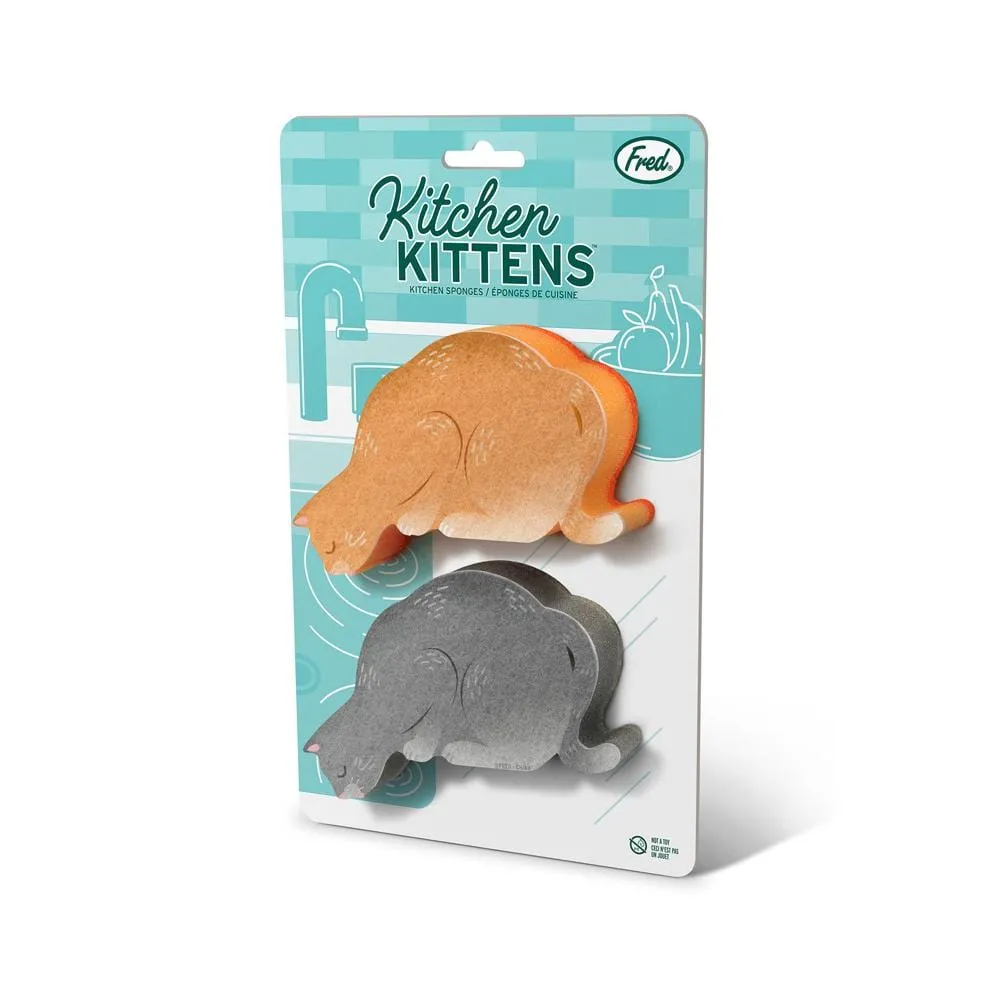 Fred Kitchen Kittens svampe 2-pak katte