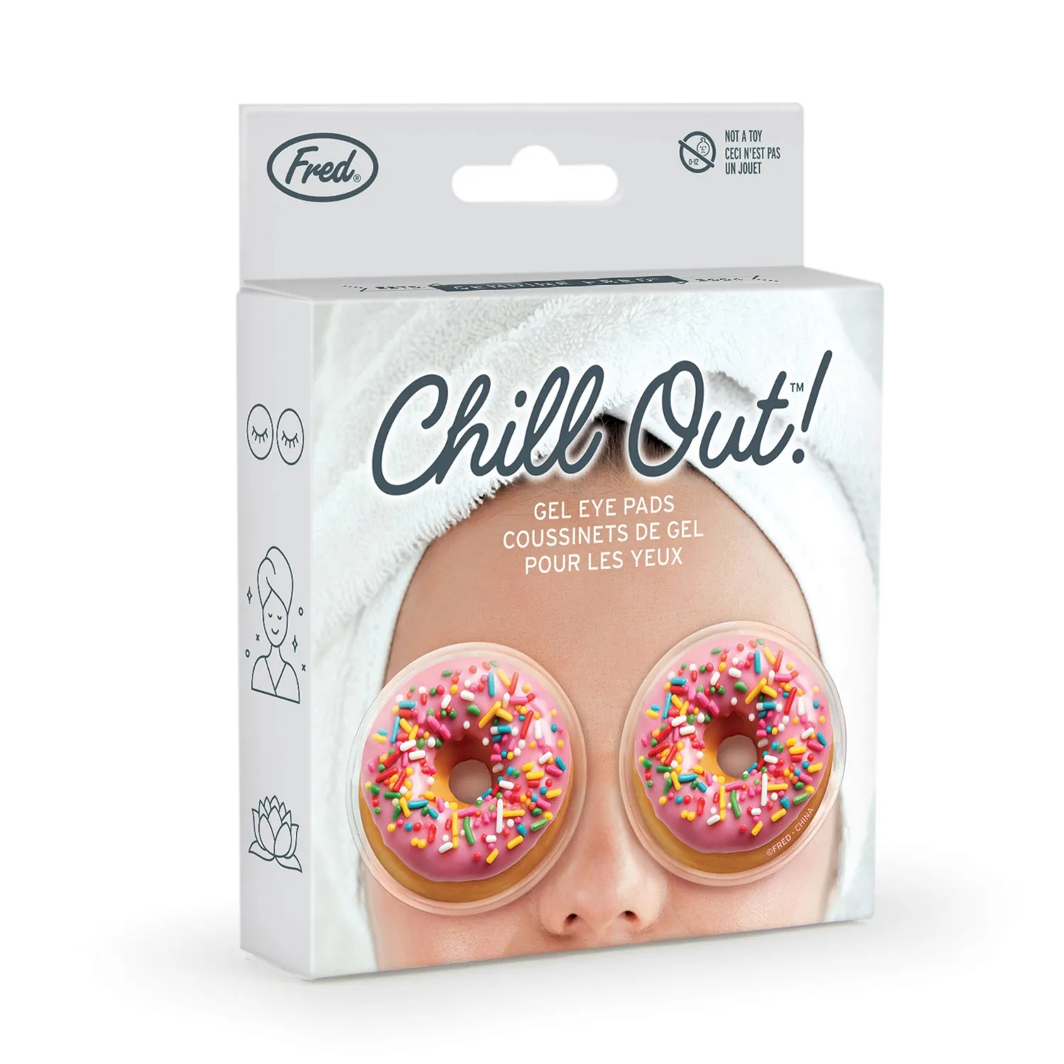 Fred Chill Out Donut øjenmaske kølende