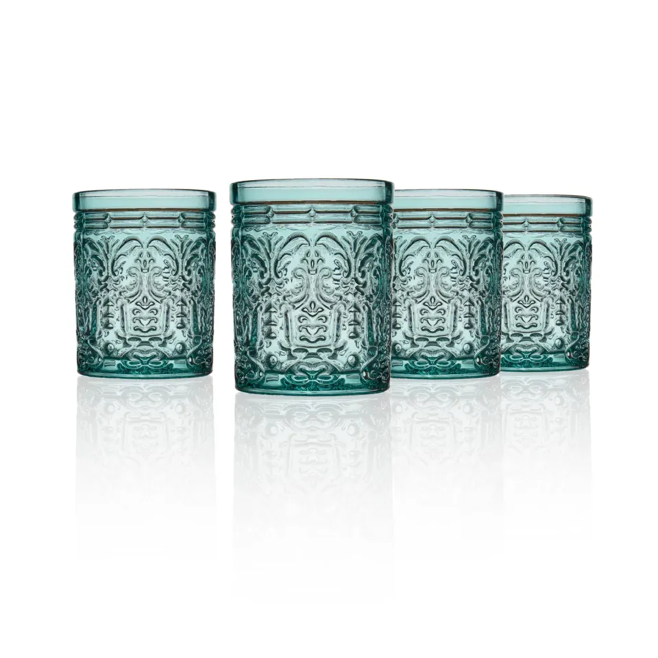Godinger Jax Double Old Fashion whiskyglas seafoam 4 stk