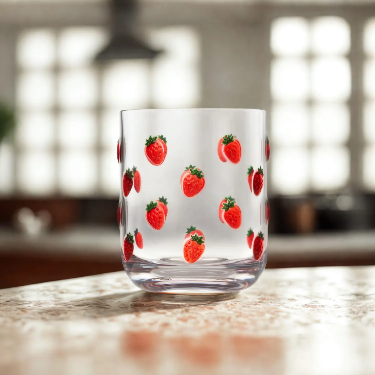 Godinger Strawberry Icon Double Old Fashion drikkeglas 15 oz akryl