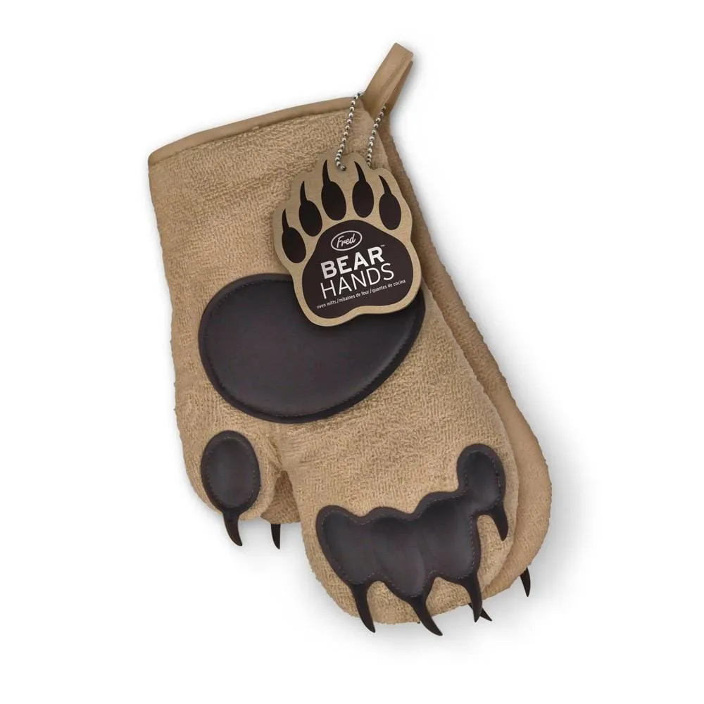 Fred Bear Hands ovnhandsker silikone 2-pak brun