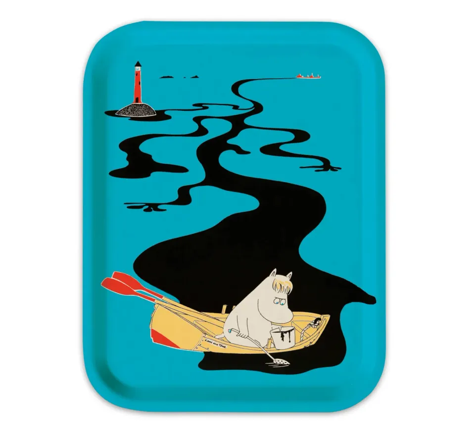 Opto Design Moomin Håll Sverige Rent bakke 27x20 blå