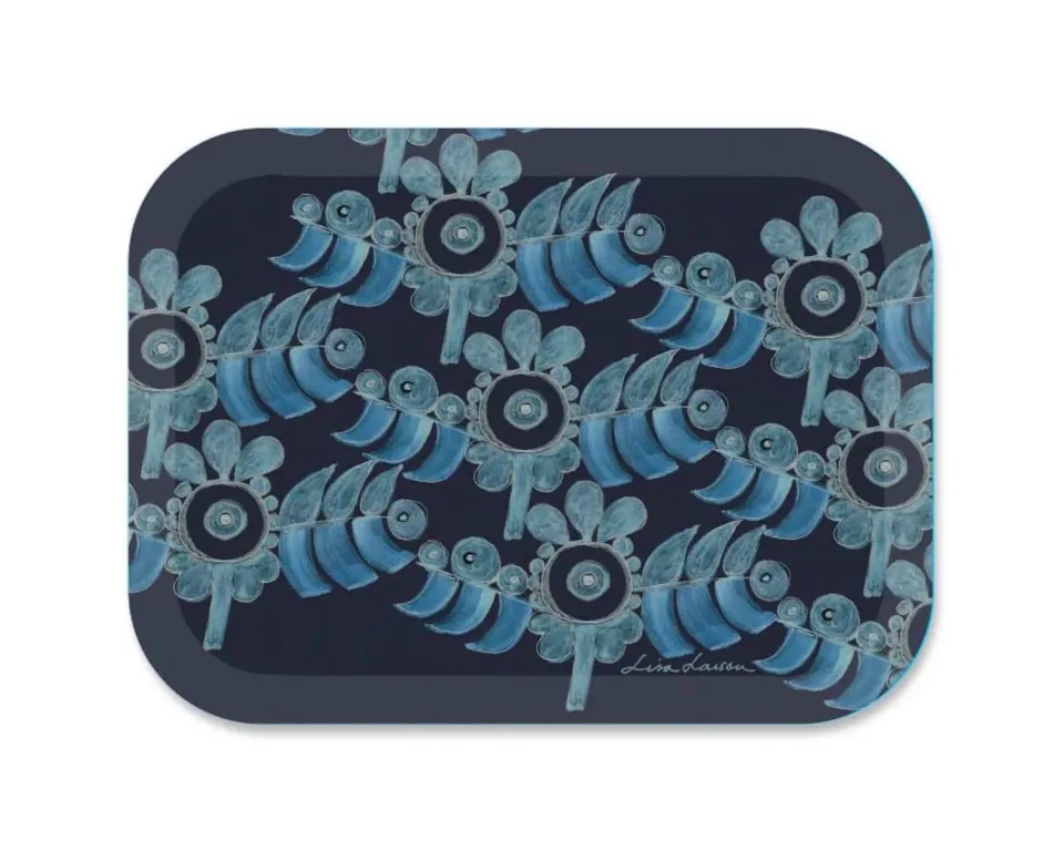 Opto Design Josefin Night bakke 27x20 cm sort mønster