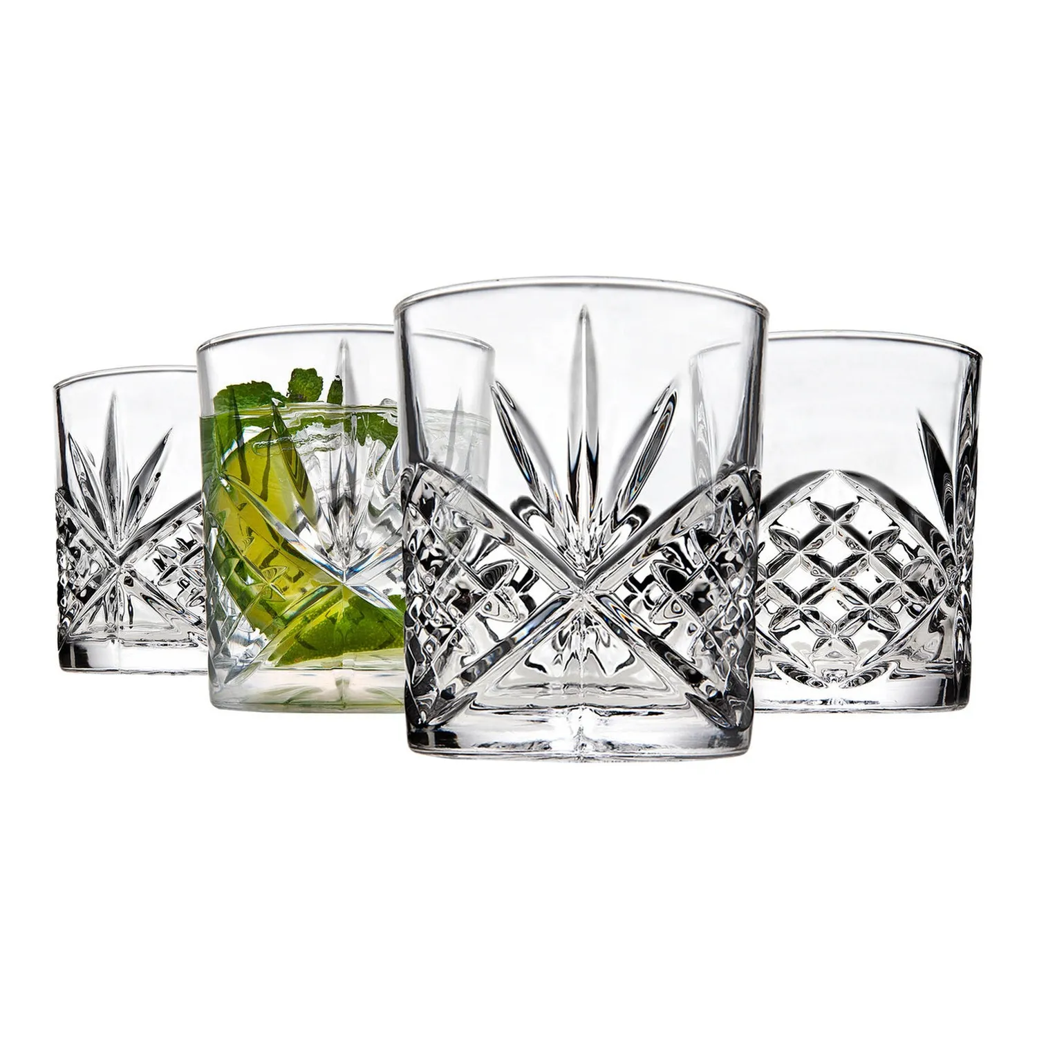 Godinger Dublin glas 4 stk klar akryl