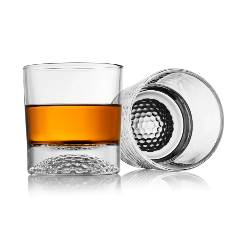 Godinger Golf whiskyglas 30 cl klar krystal 2 stk