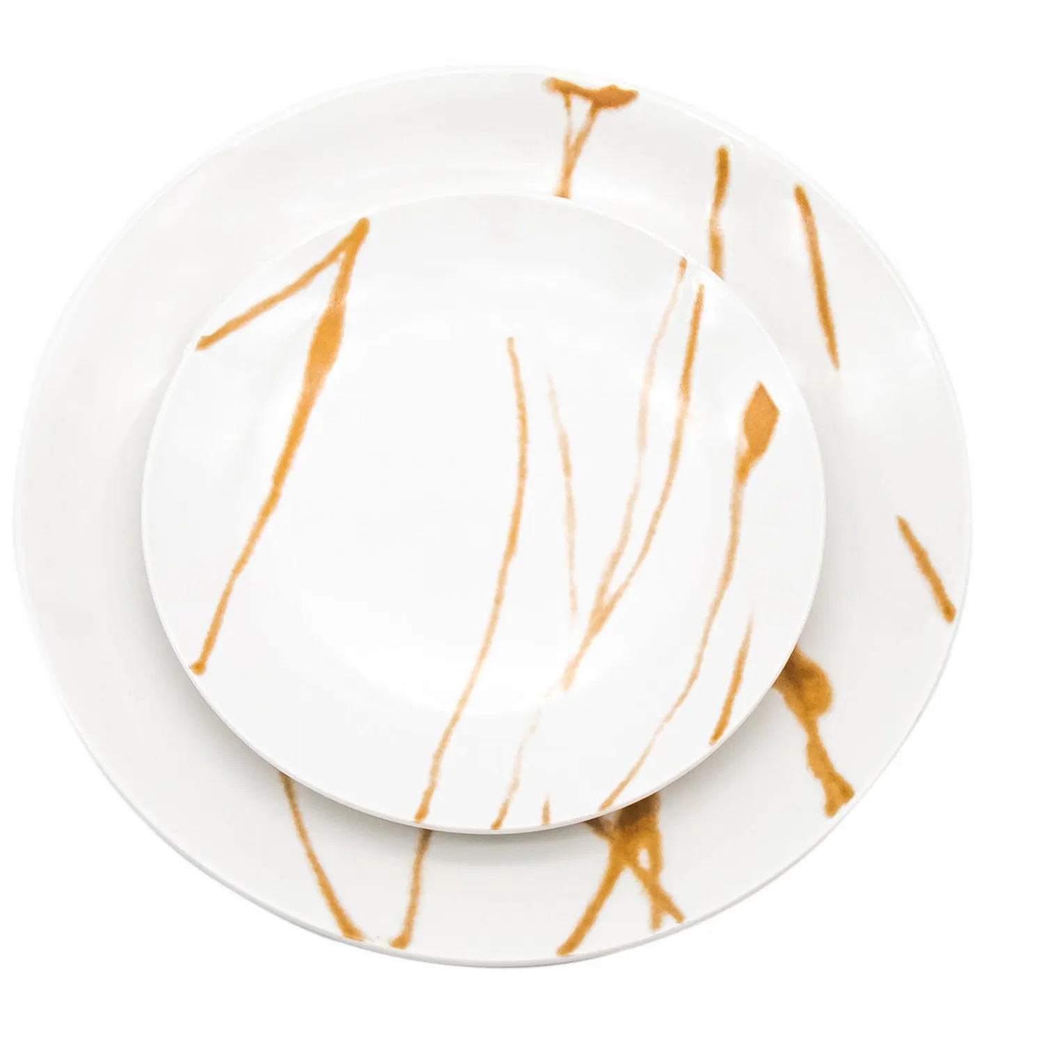 Godinger Boulon spisestel porcelæn guld 12 dele