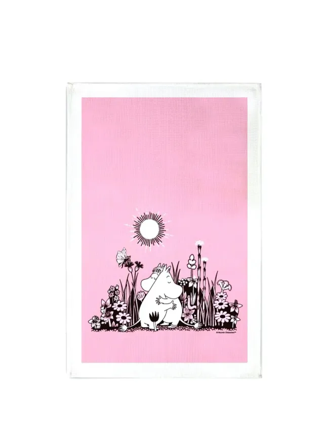 Opto Design Moomin Hug viskestykke 70x50 cm hørbomuld