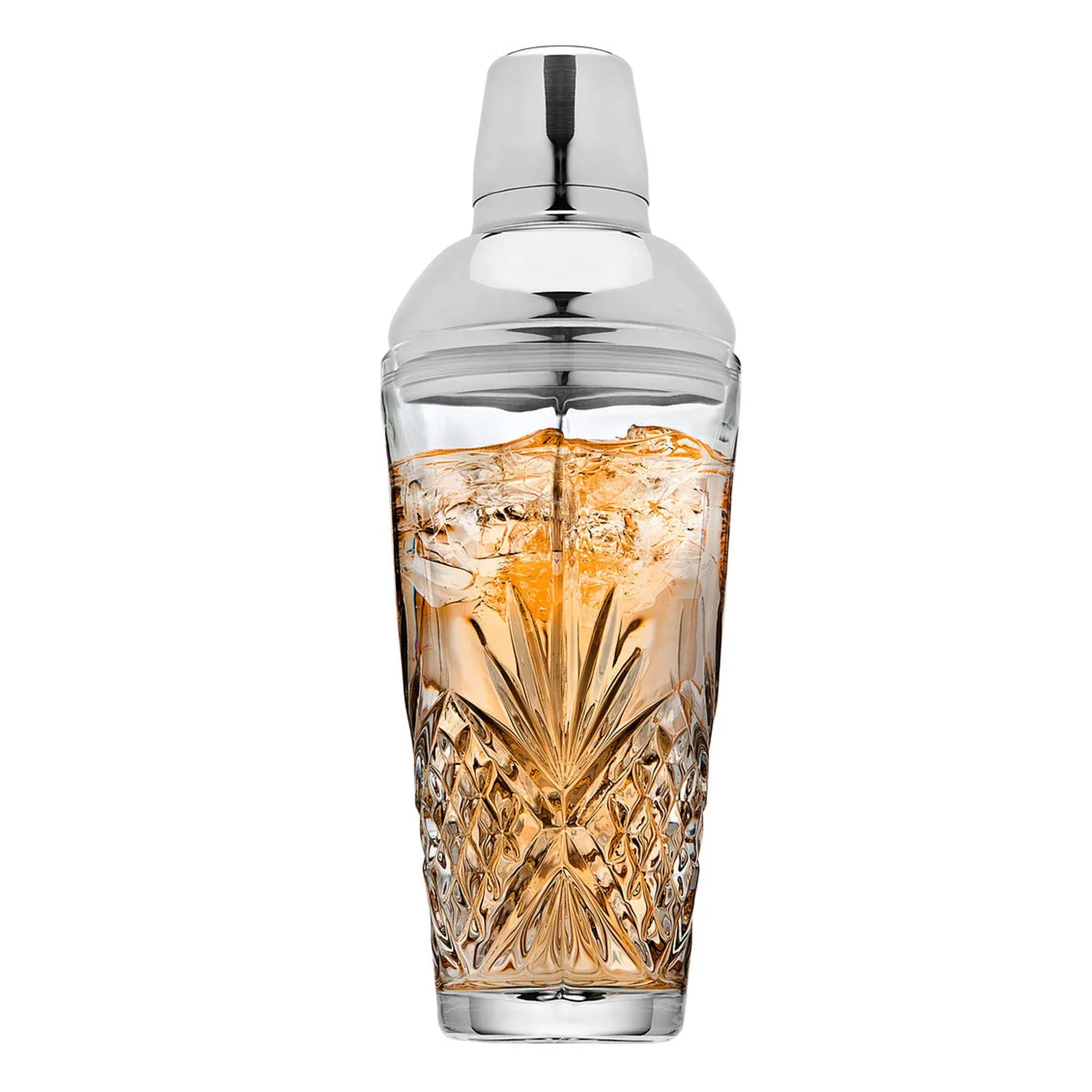 Godinger Dublin Crystal cocktailshaker klar stål
