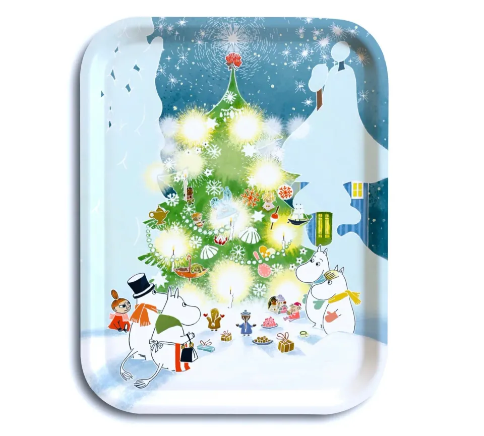 Opto Design Mumi Christmas Tree bakke 27x20 cm birkefiner
