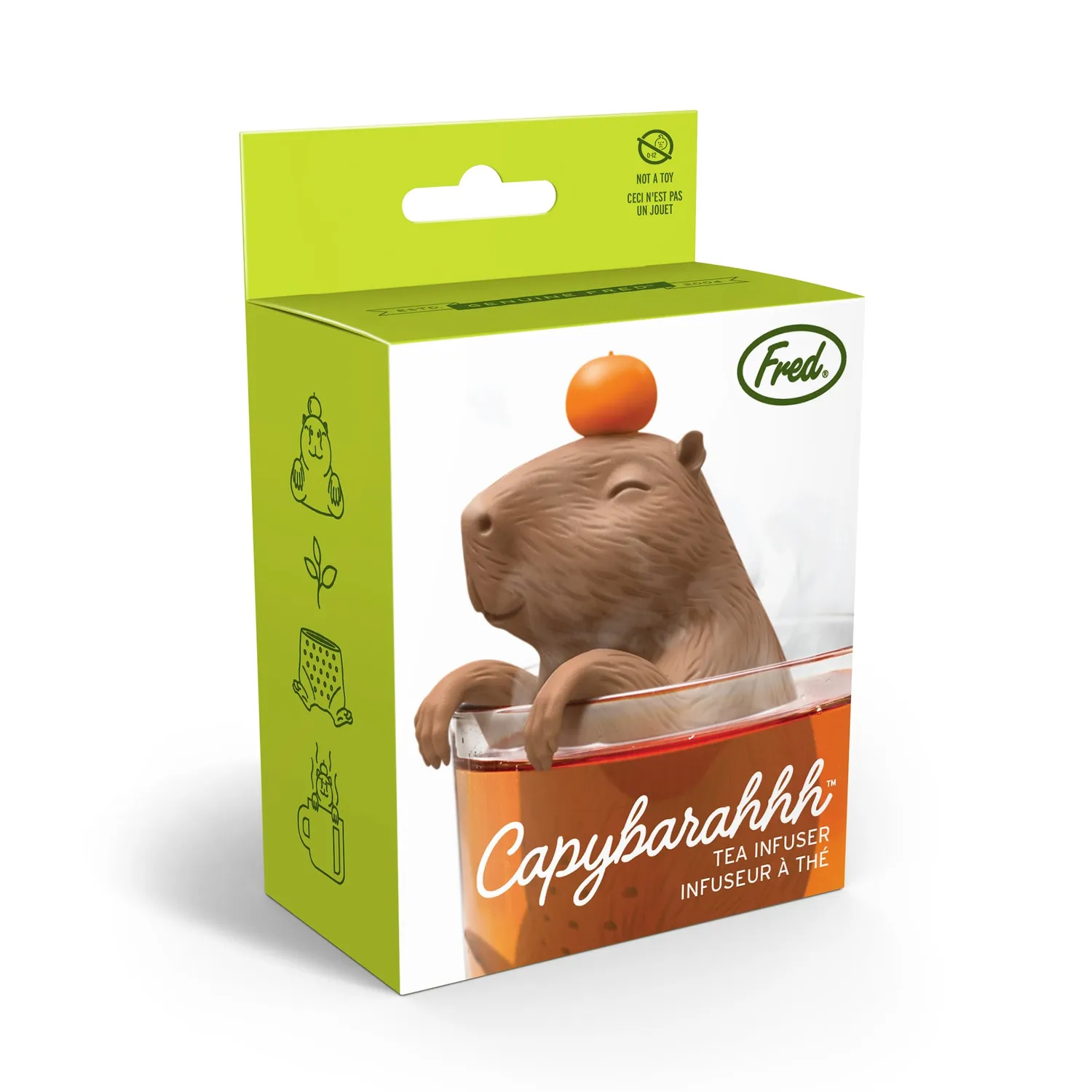 Fred Capybarahhh teinfuser capybara silikone