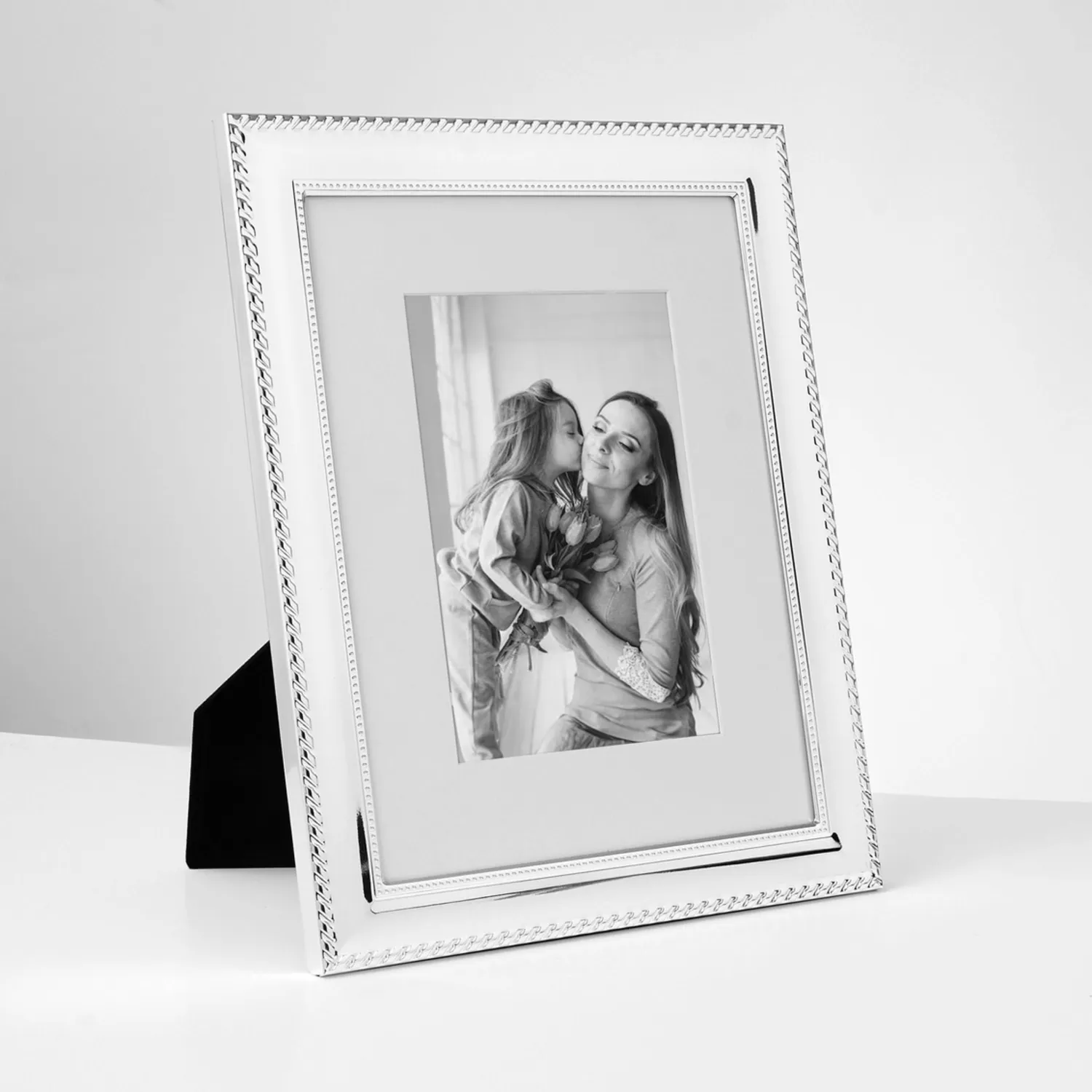 Godinger Prim 8x10 billedramme sølv stål