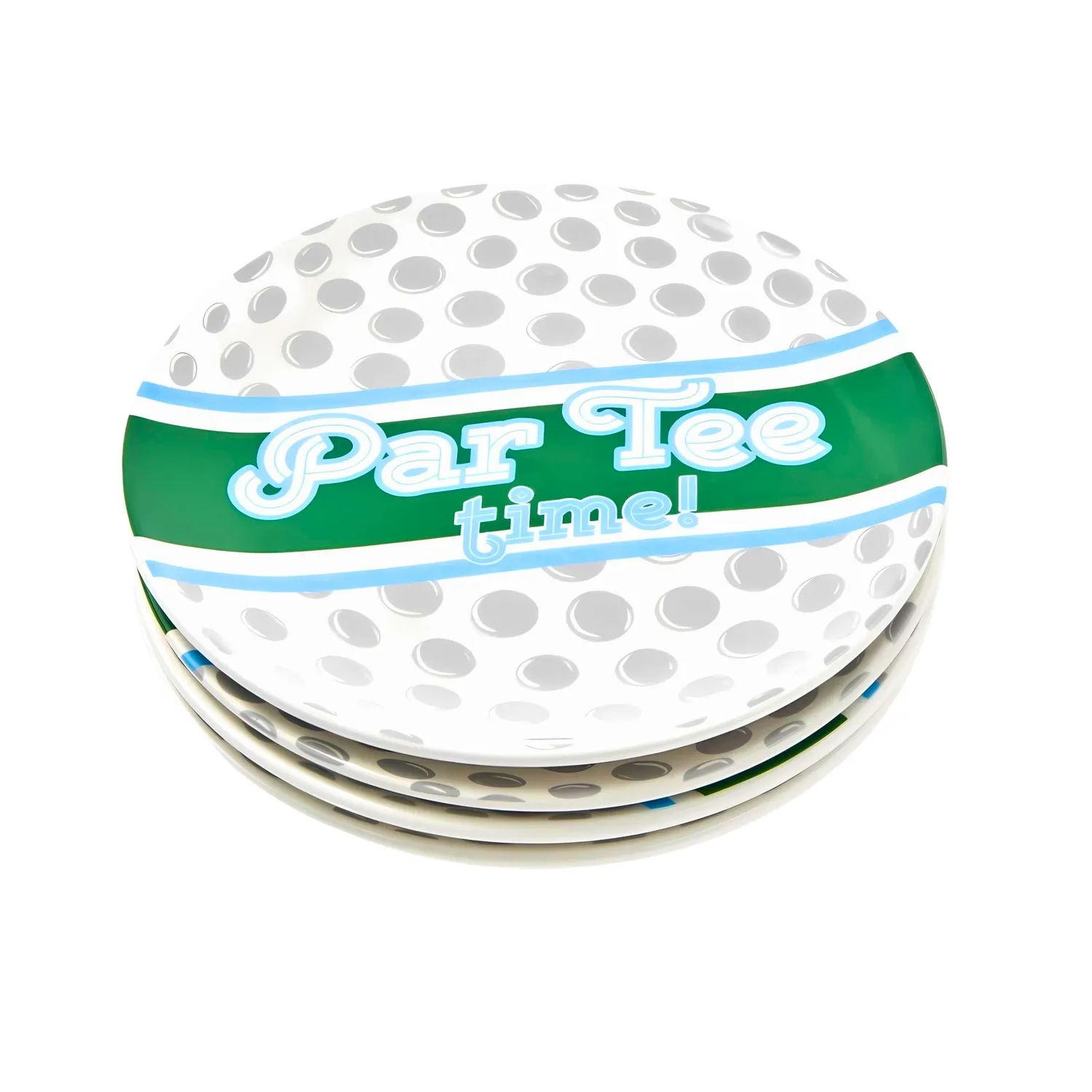 Godinger League golftallerken 4 stk porcelæn 16 cm