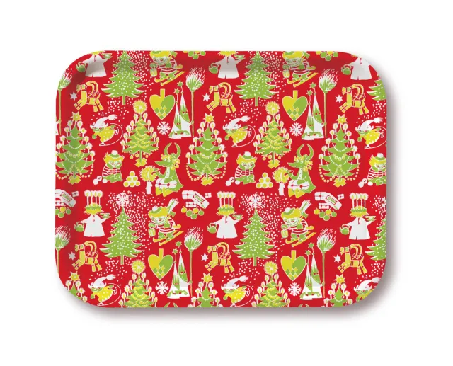 Opto Design Moomin Christmas Pattern bakke 27x20 cm jul