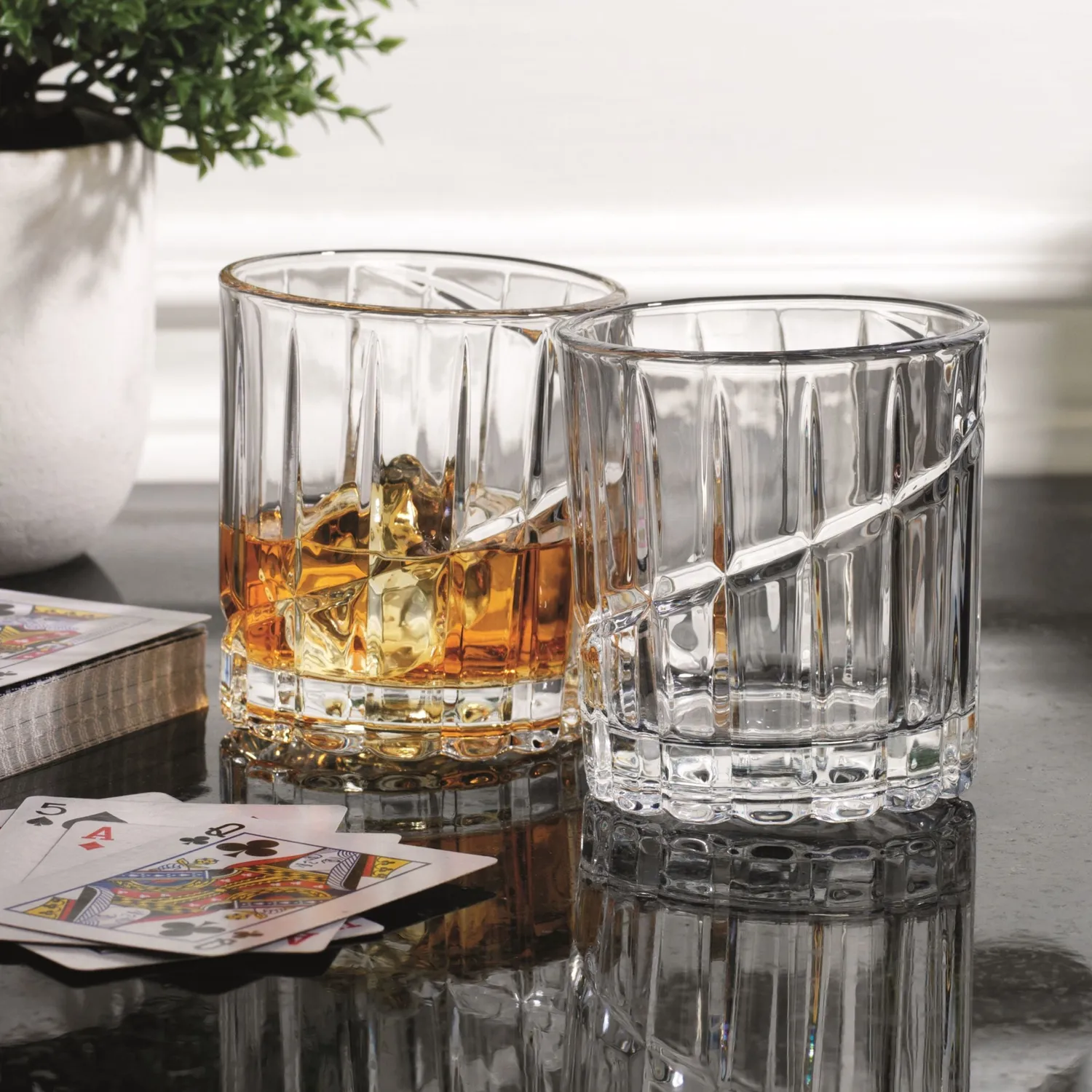 Godinger Whiskey & Rye High Roller whiskyglas 2 stk krystal