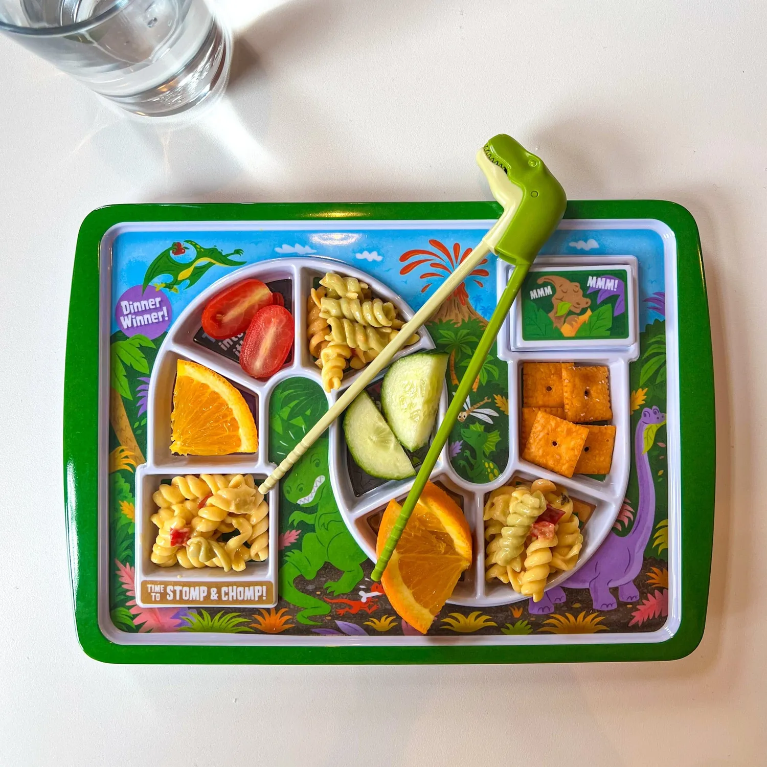 Fred Munchtime T-Rex spisepinde grøn dino