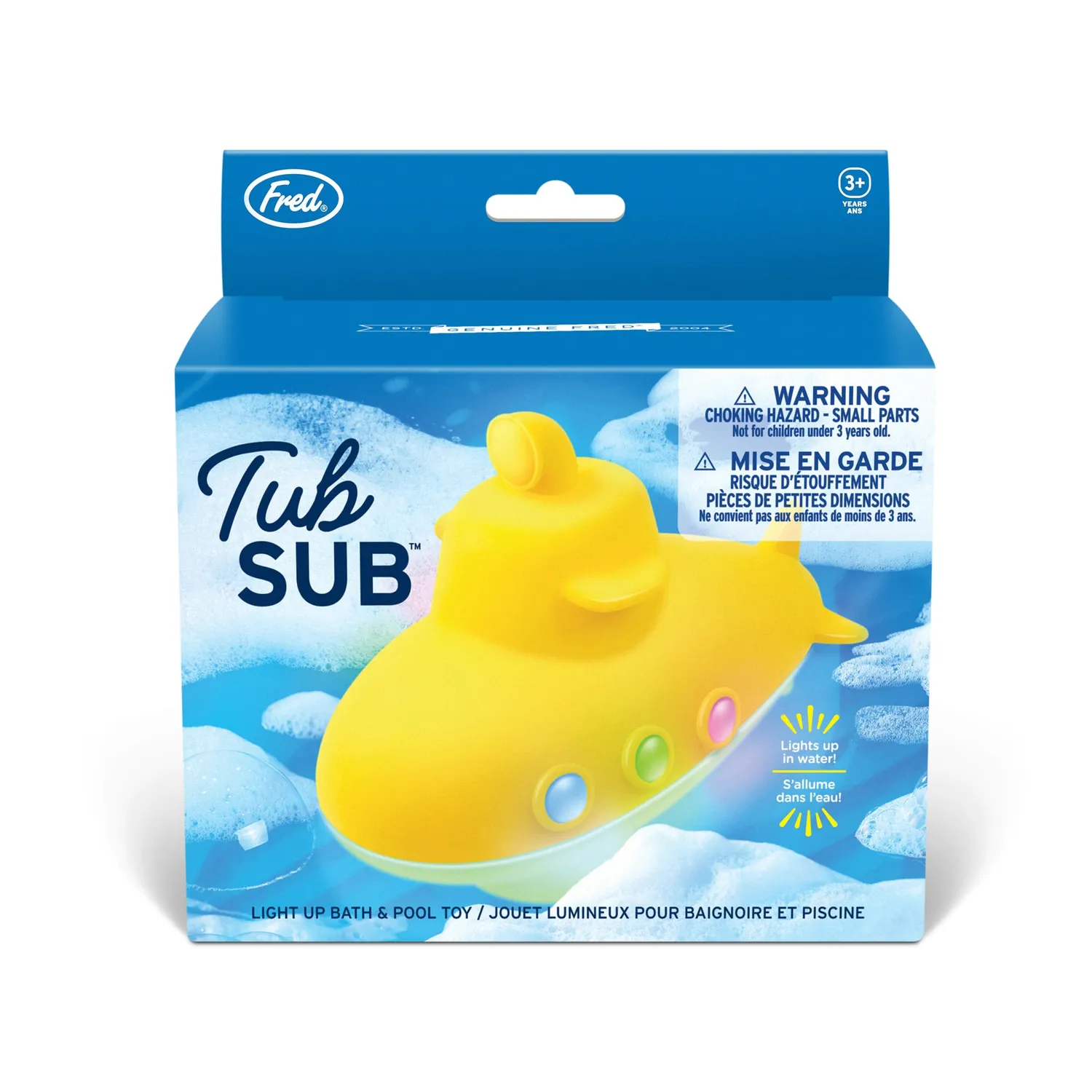 Fred Tub Sub badelegetøj lysende ubåd gul