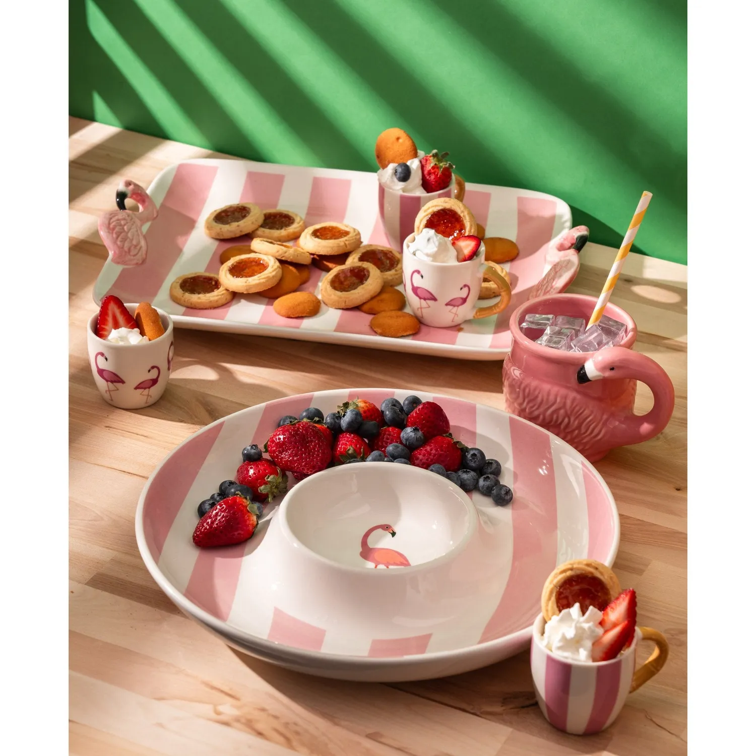 Godinger Jill Zarin Flamingo espressokop 4 stk 1,2 dl